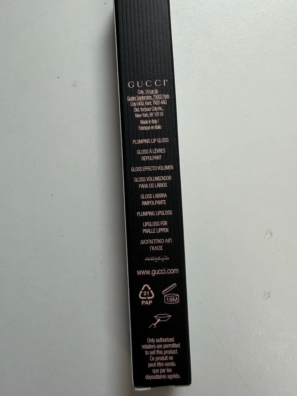 Gucci Hydrating Plumping Lio Gloss - 314, sadie coral